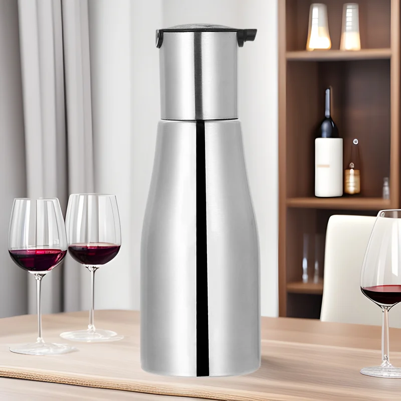 

Stainless Steel Liquor Pouring Jug Small Bar Wine Dispenser 304 Cocktail Jug Quantitative Whiskey Pouring Pot Home Use