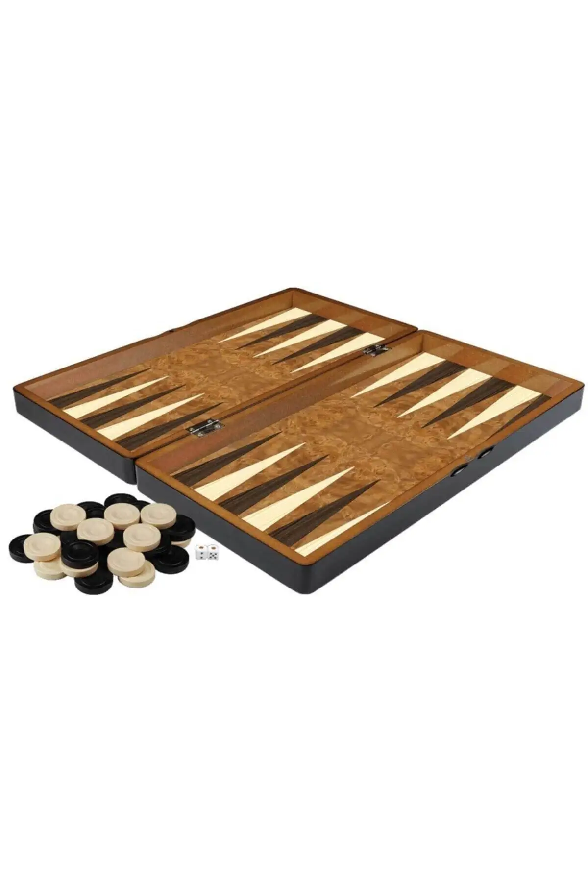 Yenigün Wooden Backgammon Rose Big size Each Personalized Backgammon