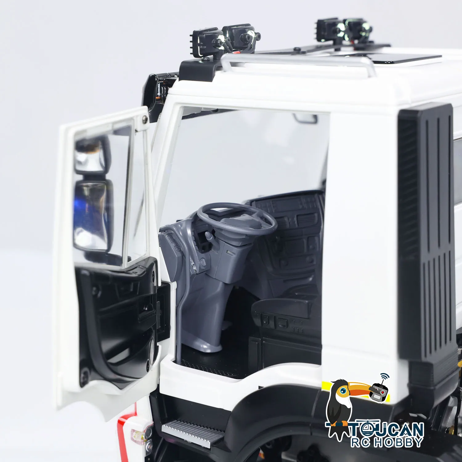 1/14 RC Hydrauliczny metalowy wywrotka 4x4 Zdalnie sterowany wywrotka Zmontowany i malowany model z dźwiękami Reflektor RC Zabawka