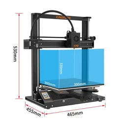 KINGROON KP5L 3D Printer Resume Power Off Printing DIY FDM   Kit KP5 High Precision  Size 300x300x330mm