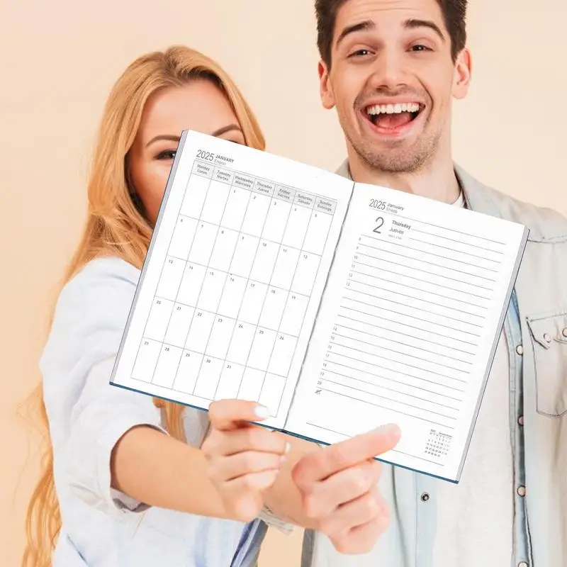 Time Management Planner Calendar 8X6Inches Calendar Notebook 340Page Daily Planner Time Management Weekly And Yearly Planner