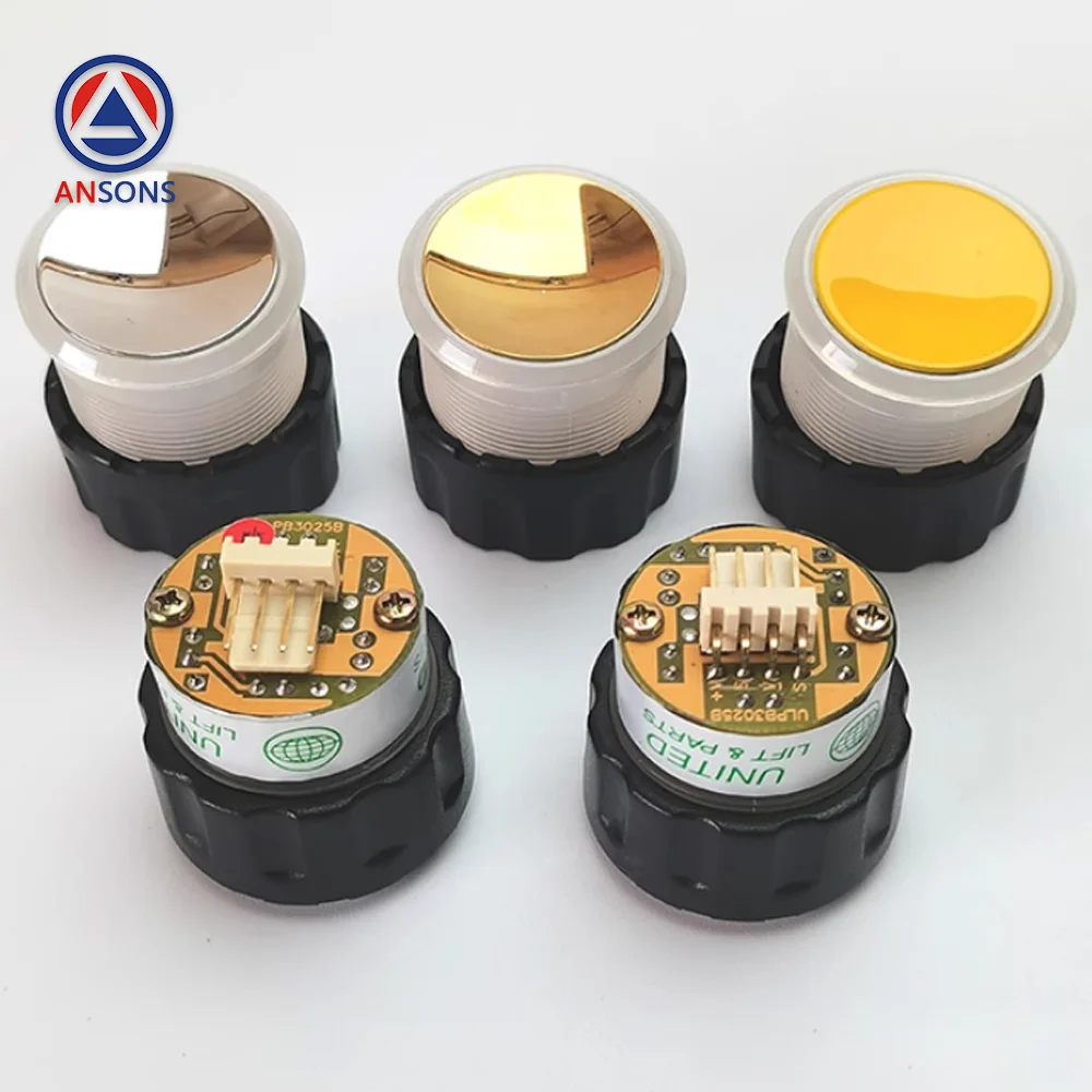 BR27 ULPB3025B OTIS Elevator Button Alarm Button White Painted / Mirror / Titanium Surface Ansons Elevator Spare Parts