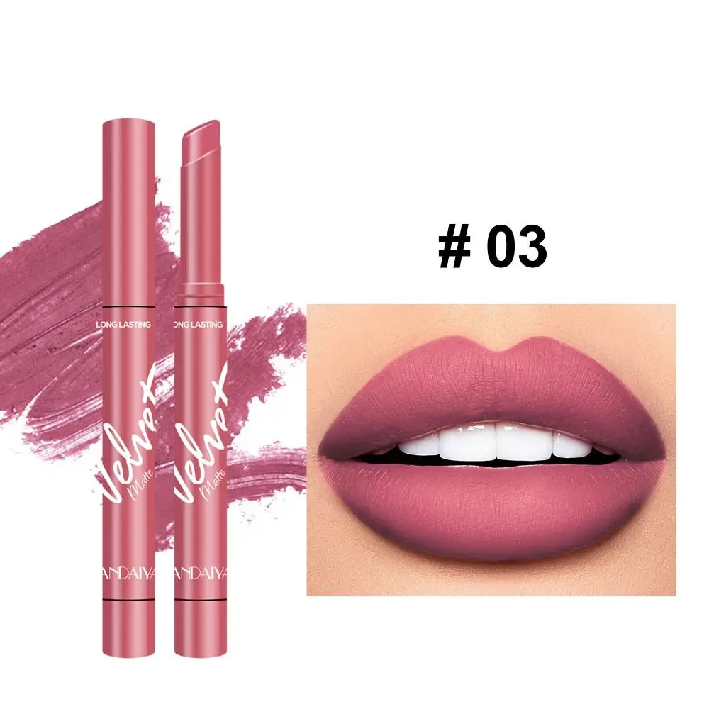 Matte Matte Lipstick Langdurige Lip Tint Velvet Mist Lipstick Niet vervagende Non Stick Cup Multi Colors Lipstick Dames