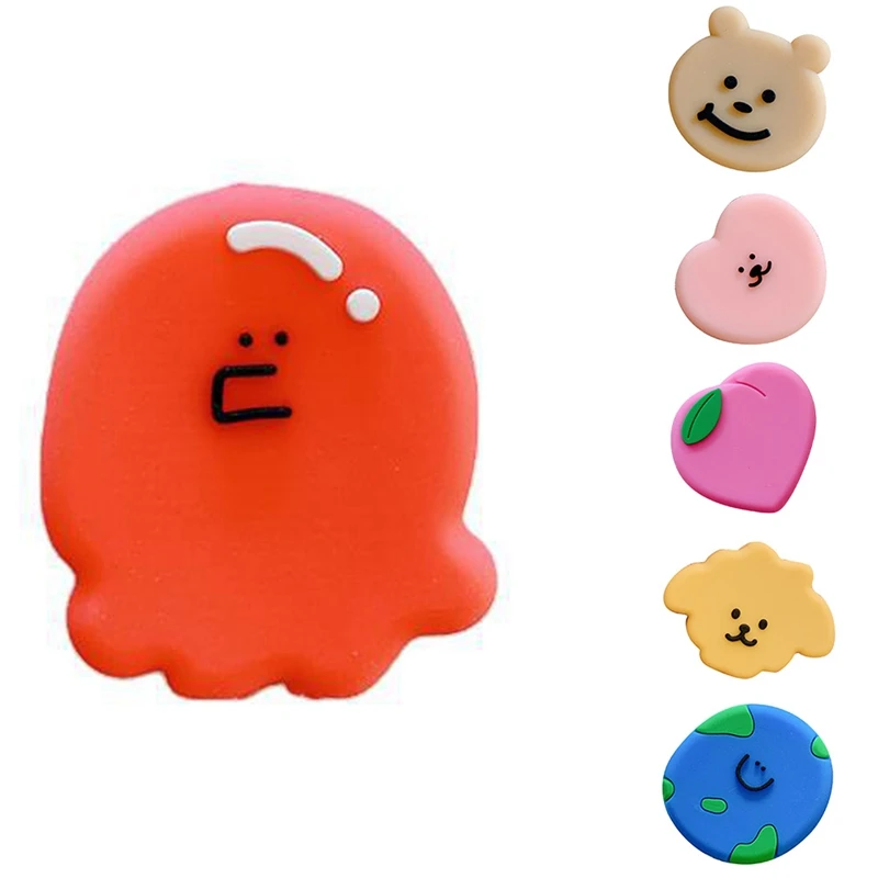 귀여운 케이블 보호 바이트, 만화 정리함 충전 케이블 와인더 코드 거치대, USB 데이터 라인 관리