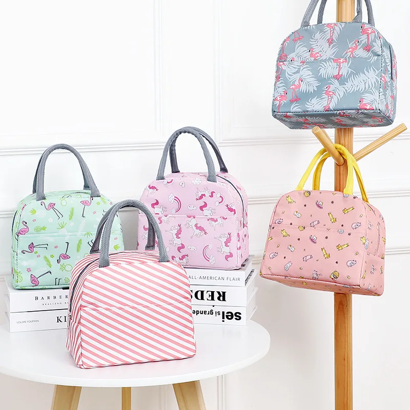 Frische Studenten-Lunchtasche im japanischen Stil, isolierte Essensbehälter-Träger für Büroangestellte, tragbare Thermo-Bento-Tasche