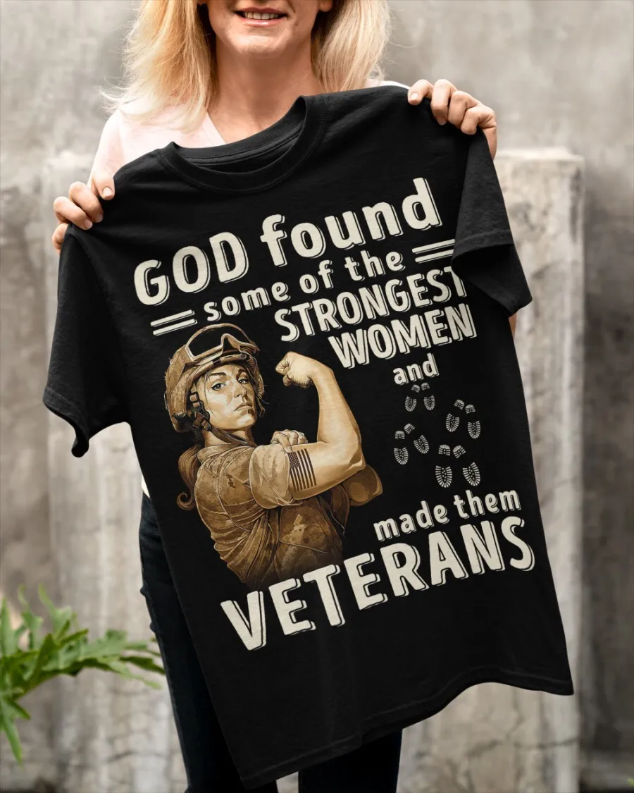 

Strongest Women Veteran Shirt, Mother’s Day Valentine Gift, Tee S-5XL Multicolor