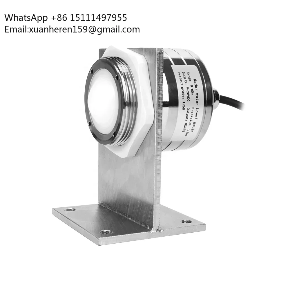

Non-contact Radar Level Sensor IP67 1mm Accuracy 4-20mA/RS485/HART for Lake/pool/open Channels/sea