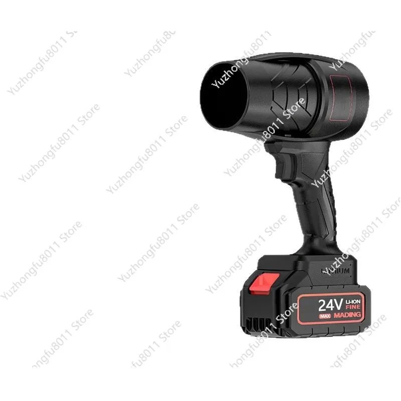 

Портативная беспроводная воздуходувка для листьев - 21В, высокомощный литиевый аккумулятор, турбовентилятор - для удаления пыли, листьев, выдувания воды и уборки