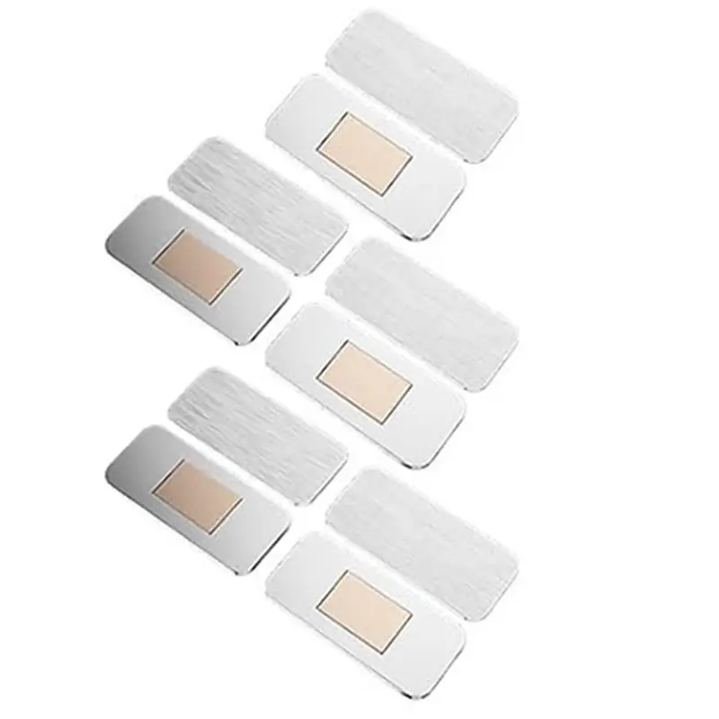 

YANA50I Ultra Thin Magnetic Cabinet Door Catch With Adhesive, Stainless Steel Latches, 10-Pack Easy Installation