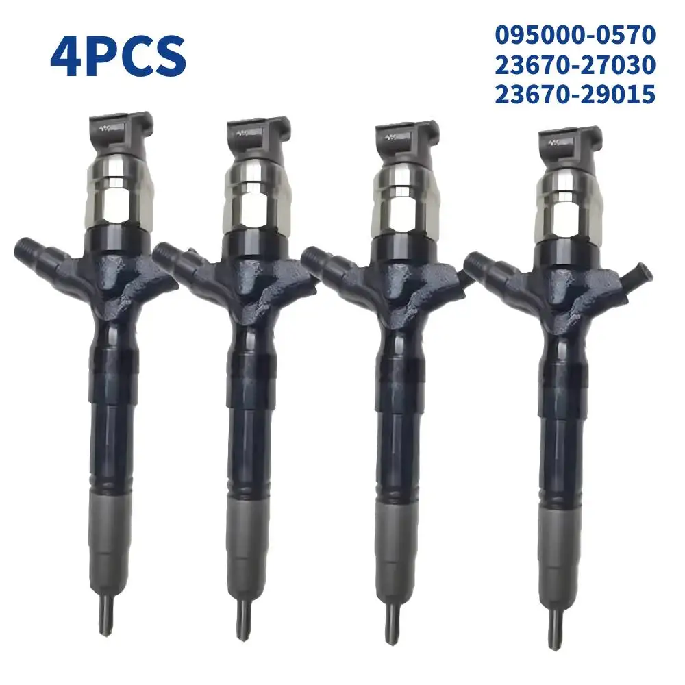 

4PCS Diesel Fuel Injector 095000-0570 23670-27030 for Toyota RAV4 1C-FTV Engine