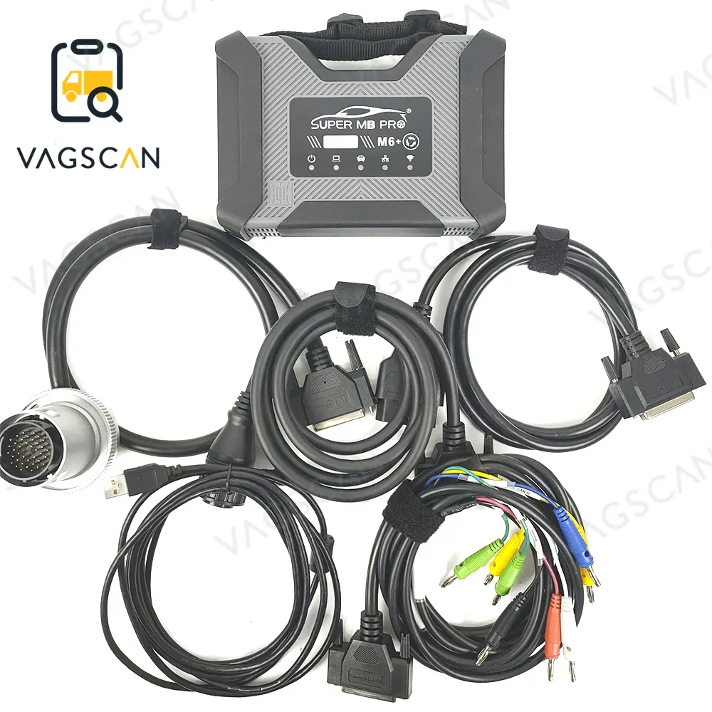 NEAWEST OBDII  DOIP SUPER MB PRO M6+ with（Lan + OBD2 16pin Main Test Cable）Wireless Star Diagnosis Tool