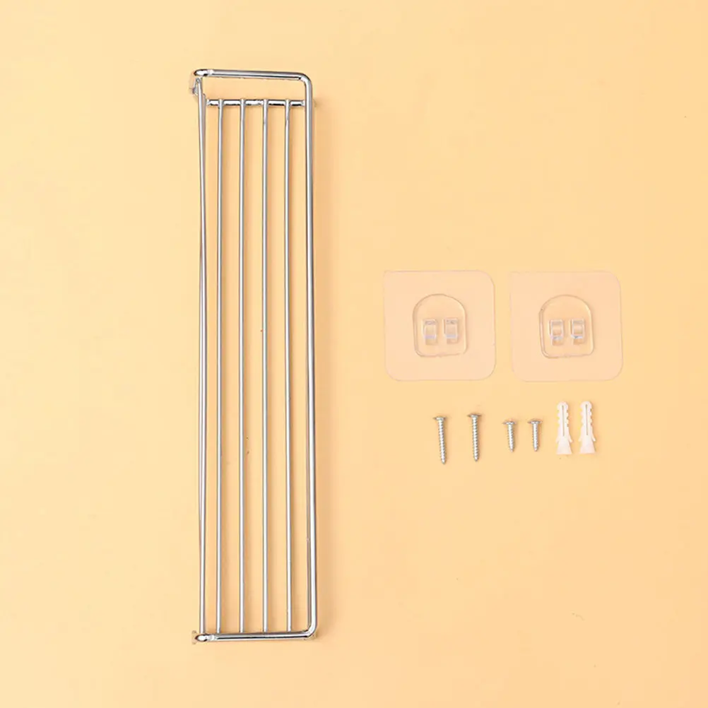 3Pcs Kitchen Seasoning Rack Wall Mount Zinc Alloy Spice Organizer Rustproof Waterproof Strong Load Bearing Space Saving Wall