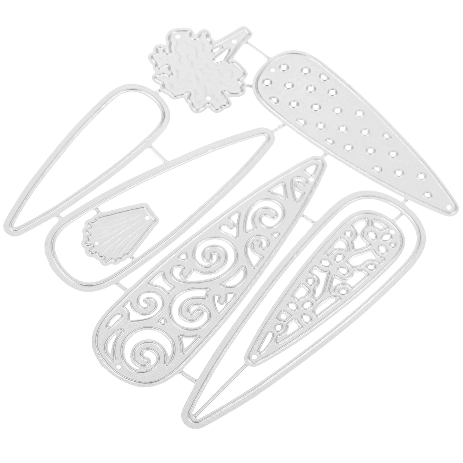 

Carrot Cutting Die Stencil High-Carbon Steel Scrapbooking Craft Tool for Paper Fabric DIY Card Making Embossing