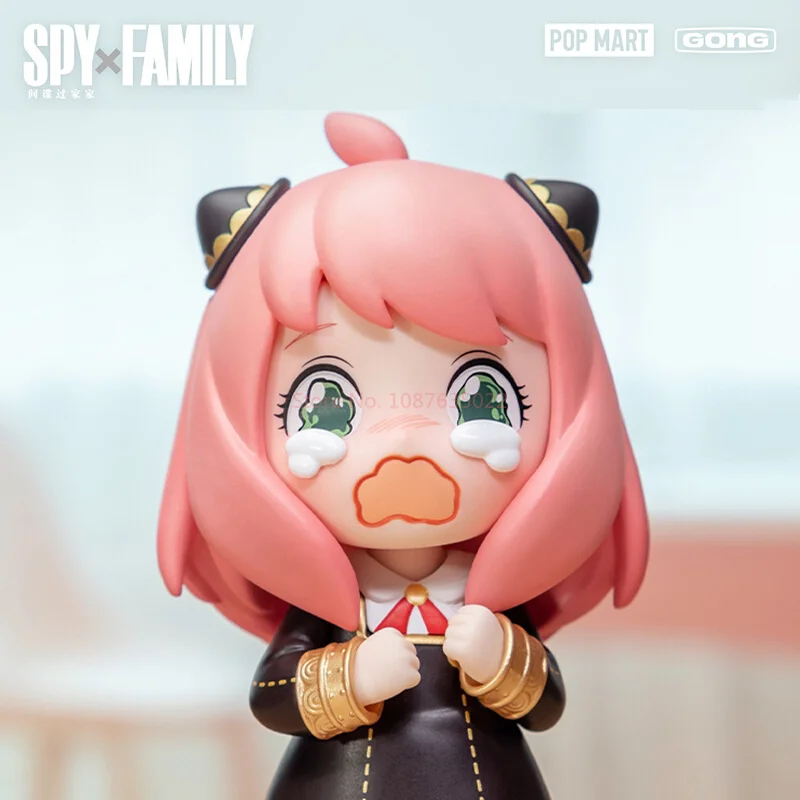 Replica 1:1 Spy×Family Anya Forger Daily Blind Box Figure Animation Surrounding Figures Statues Desktop Ornaments Toy Gifts