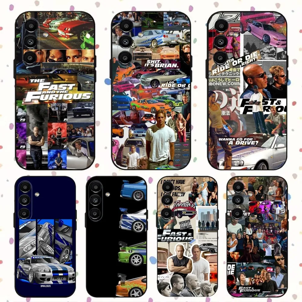 F-FastS and F-Furious Phone Case For Samsung S24,S21,S22,S23,S30,Ultra,S20,Plus,Fe,Lite,Note,10,9,5G Black Soft Cover