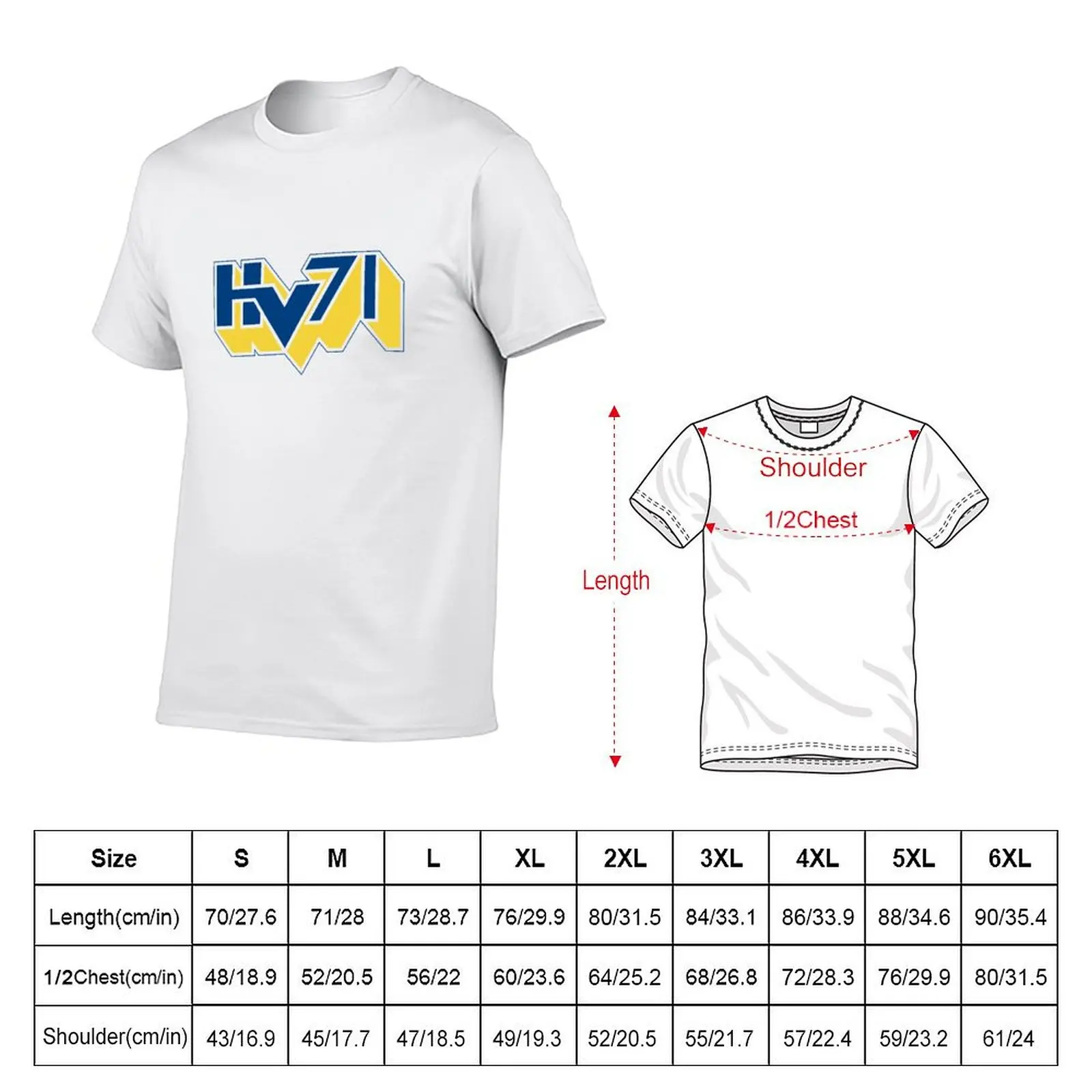 Hv71 hockey icons T-Shirt cotton t shirt man t shirts designer T-Shirt
