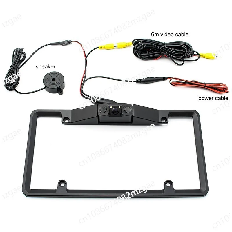 

3-in-1 reversing image all-in-one machine reversing radar, intelligent non-punching radar camera 3-in-1