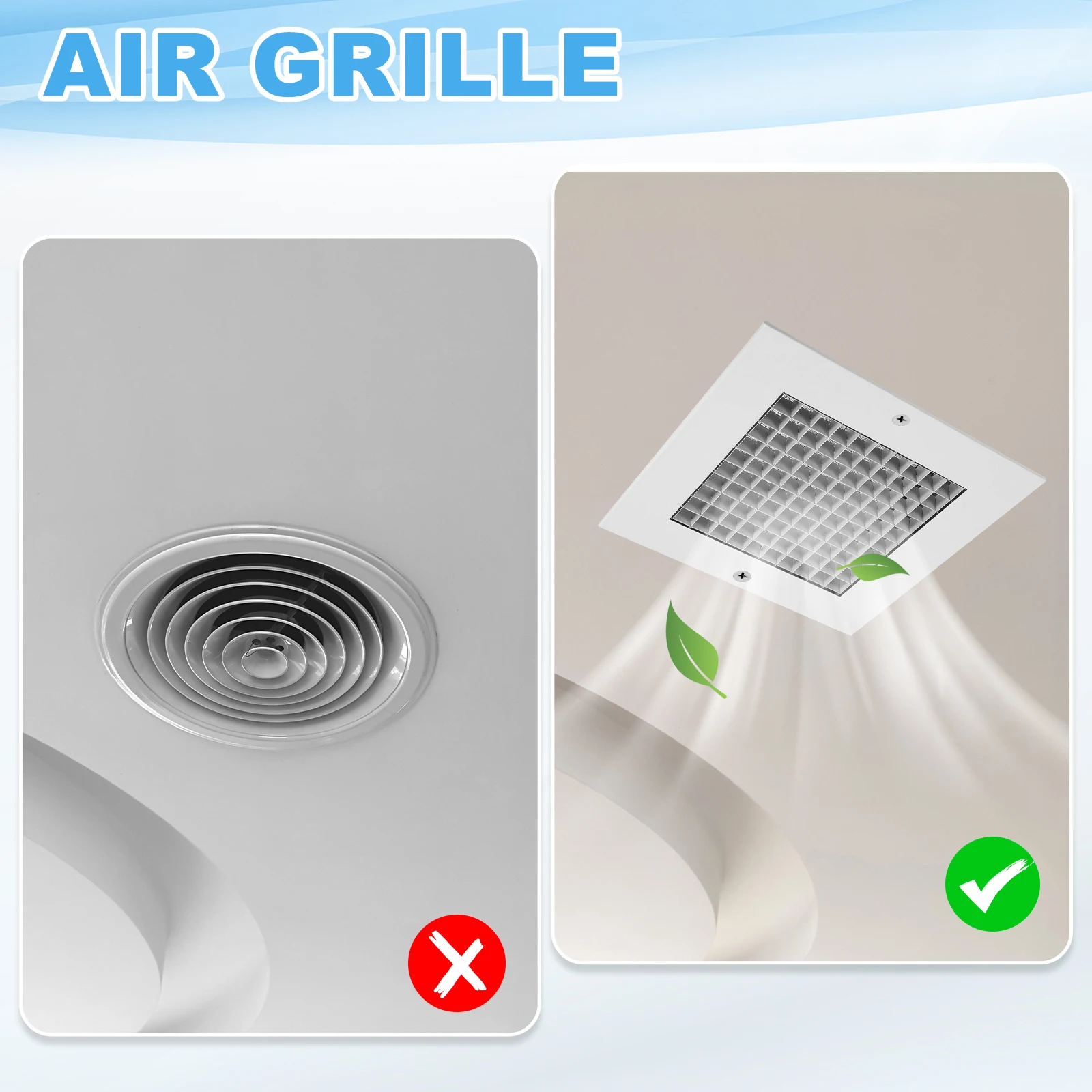 2Set Eggcrate Air Return Grill - đánh giá và giá Ventilation Grille Aluminum
