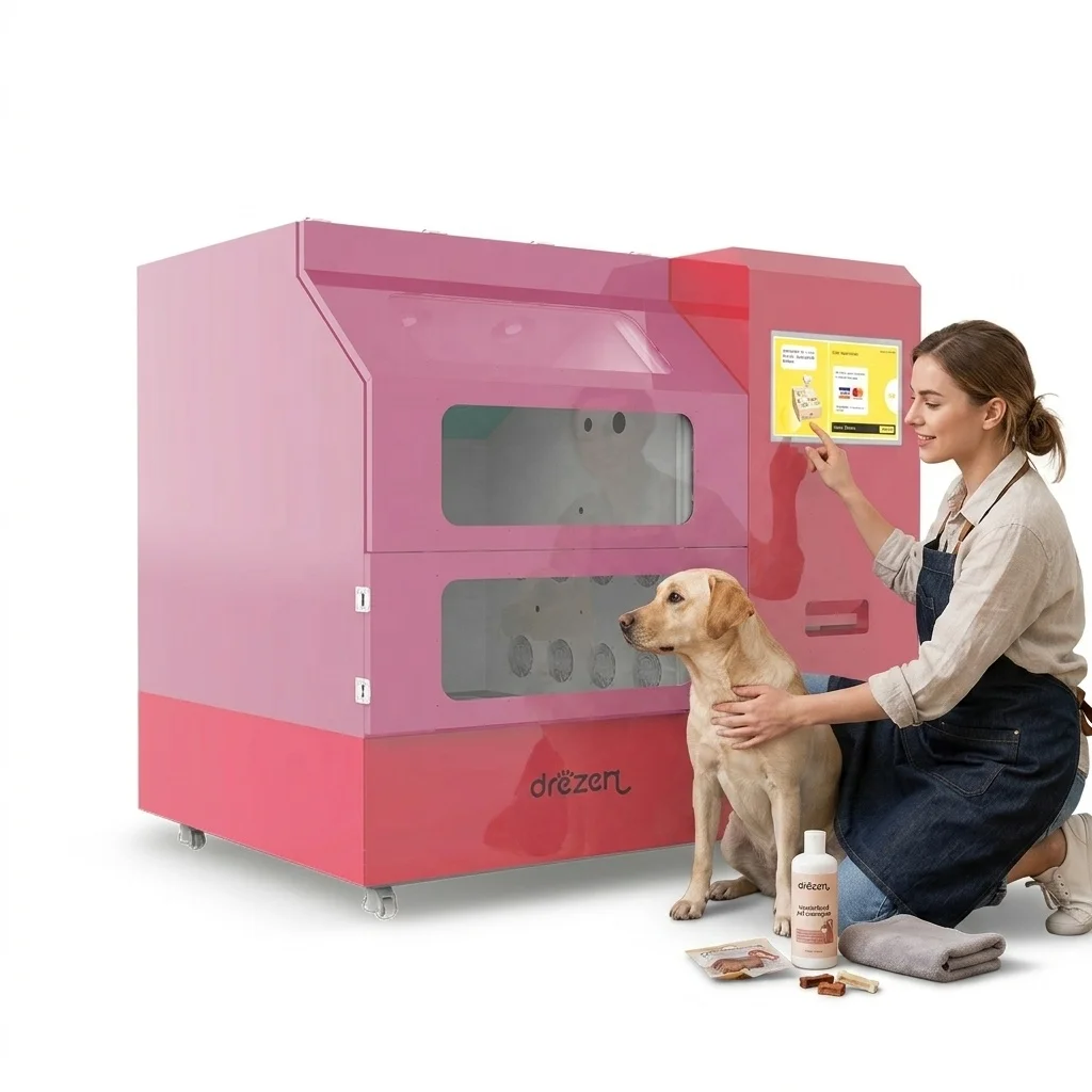 Wholesale Pet Body Cleaning Care Dual Operation Modes Pet Washing Machine Self Service Support Multiple Payment