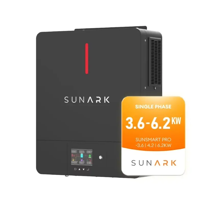 

Гибридный инвертор Sunark хорошего качества, цена, 3,6 кВт, 6,2 кВт, инвертор для солнечной панели