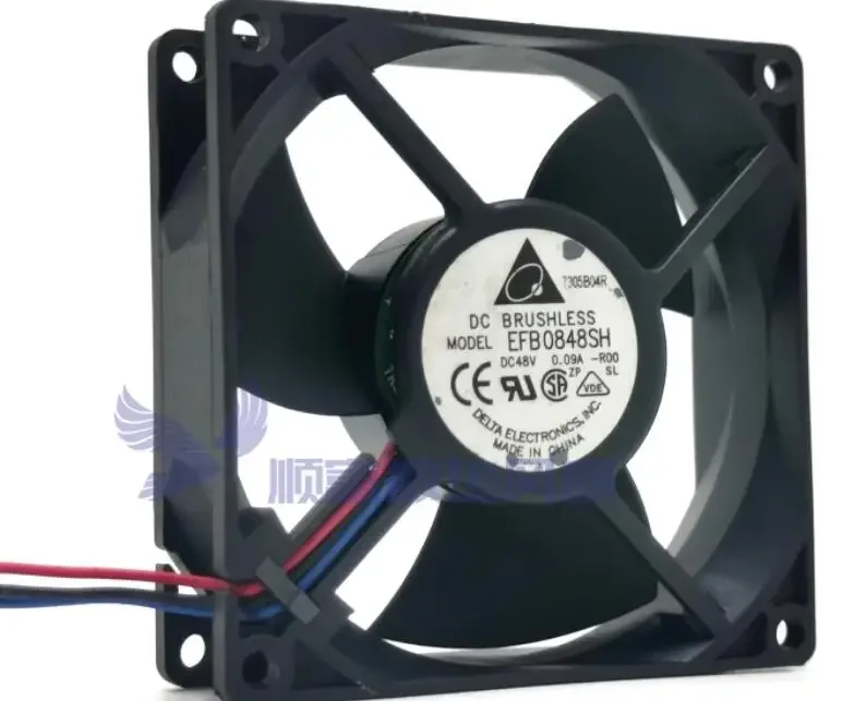 

Ltsf For Delta Electronics EFB0848SH R00 DC 48V 0.09A 80X80x25mm 3-Wire Server Cooling Fan 8cm