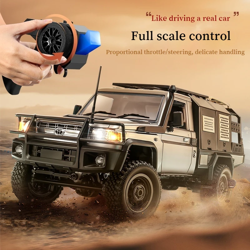 1:12 Mn82s Mn82 Pro mobil Remote Control Toyota Lc79 4wd mobil Off-Road mendaki Rc anak-anak laki-laki hadiah ulang tahun Natal