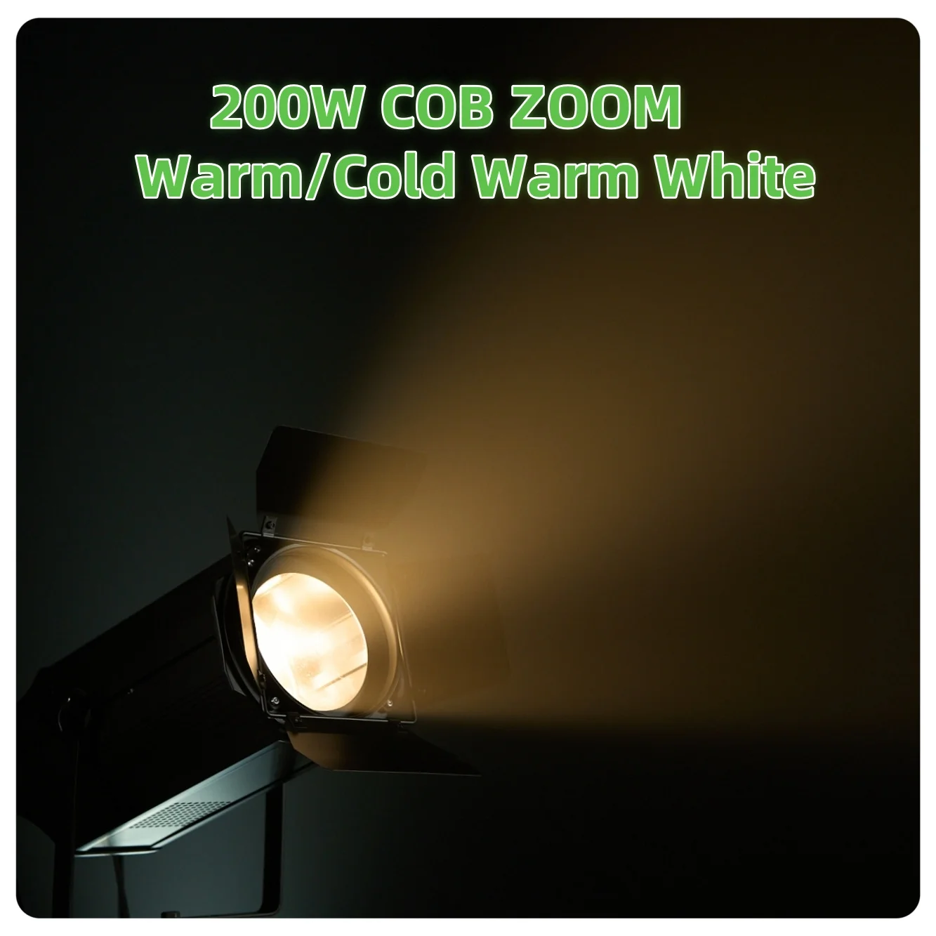 

300W COB 2in1 Zoom Warm White/Cold Warm White Illuminated Outdoor LED Par Stage Bar Wedding Chapel DJ DMXLight