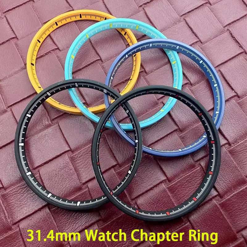 

31.4mm SKX007 SRPD Replace Chapter Ring Fits SKX007 SKX009 Inner Ring NH35 NH36 Men's diving Movement Watch Case Refit Parts