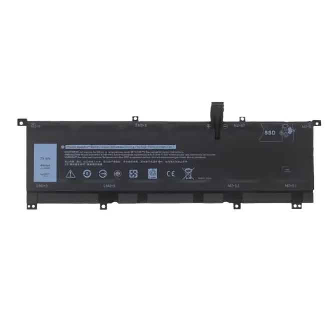8n0t7 for dell xps 15 9575 /p73f /precision 5530 2 in 1 laptop battery 6000mah