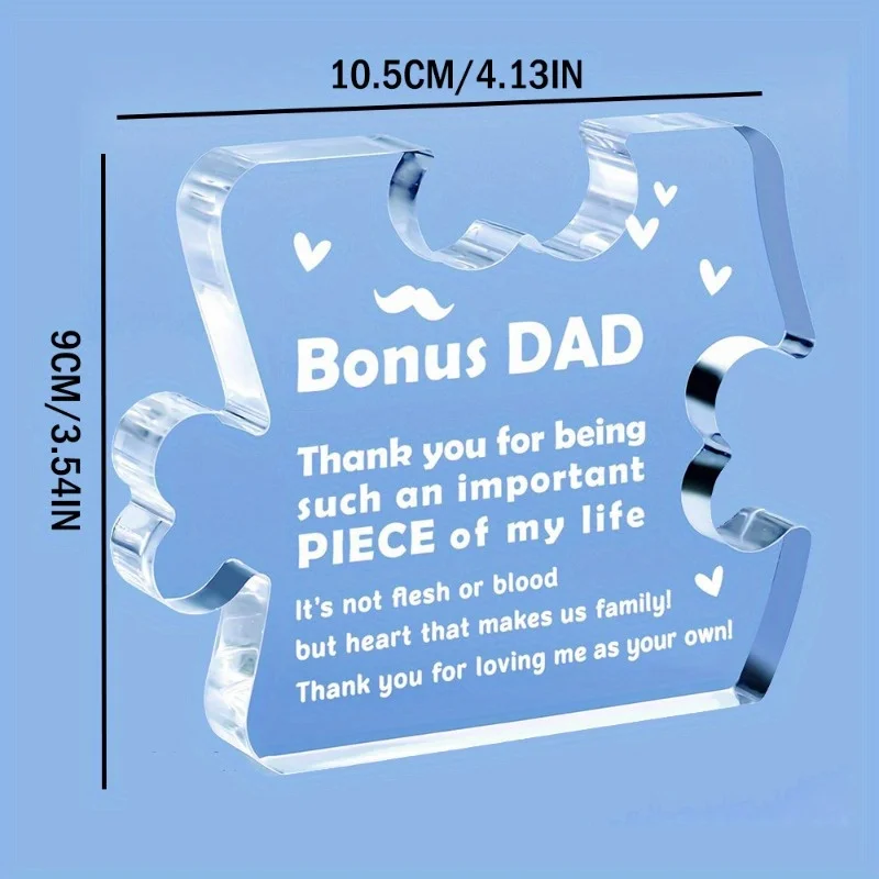 لوحة أكريليك Bonus Dad - أفضل هدية للأب على الإطلاق من الابنة/الابن #2