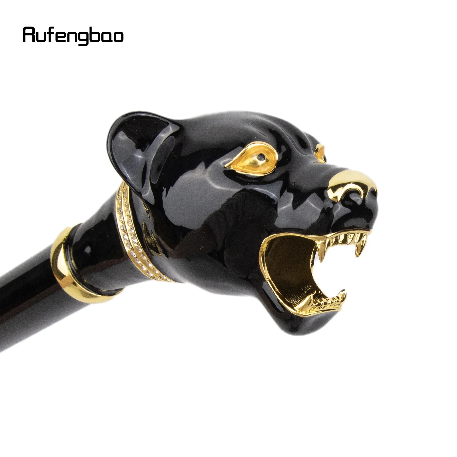 مظلة أوتوماتيكية مقاومة للرياح على شكل حيوان الفهد، مظلة موسعة بمقبض طويل لكل من الأيام المشمسة والممطرة