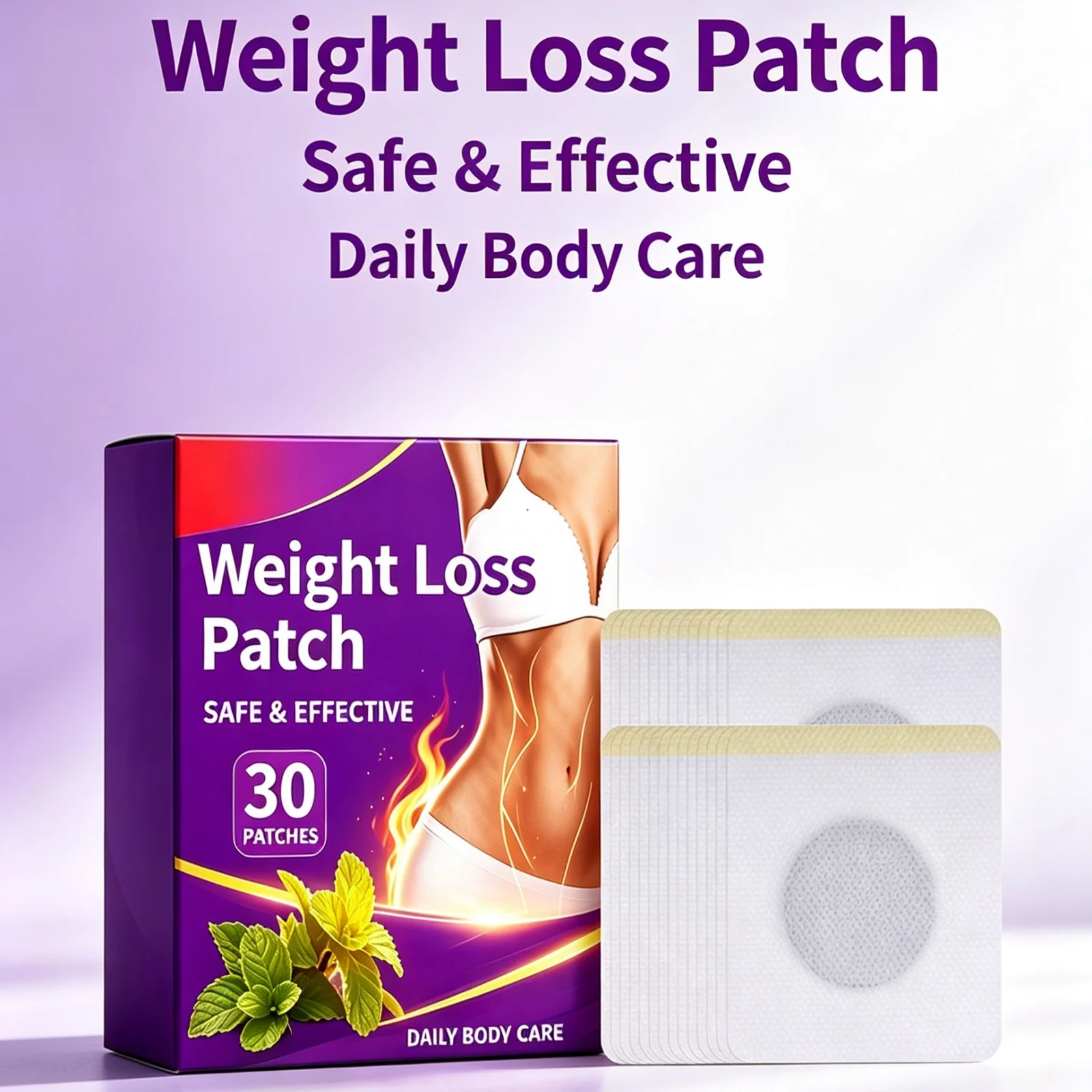 Weight Management Patches Regulate Metabolism Relieve Physical Fatigue Repair Dry Rough Skin State Body Care Assistance Sticker