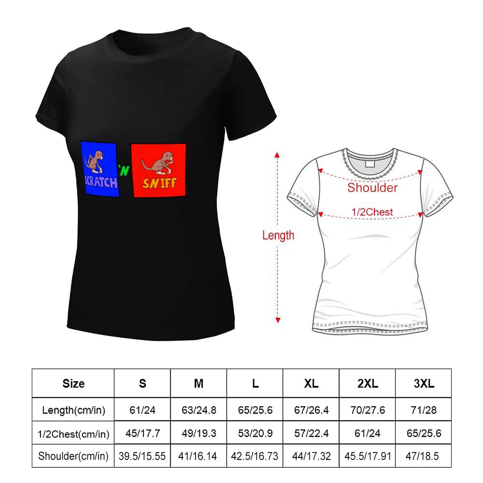 Scratch 'N Sniff T-Shirt cute tops cute clothes korean fashion Female clothing summer blouses woman 2024 image 6