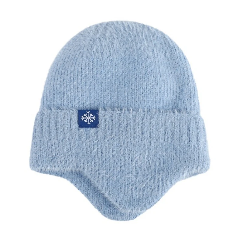 قبعات باردة مريحة للرجال والنساء للخريف والشتاء لحماية الأذن وقبعات صوفية دافئة قبعة قطنية عالية المرونة مقاومة للبرد