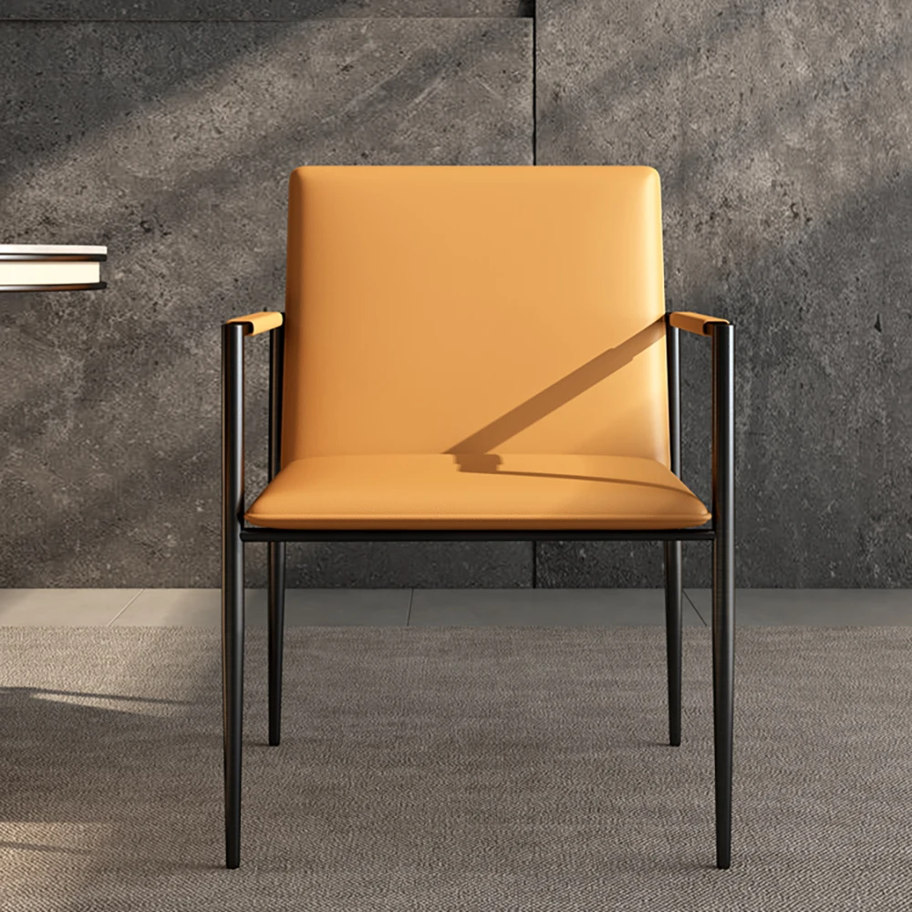 Sedie da pranzo di design della metà del secolo Sedie da pranzo premium moderne di lusso nordico Soggiorno con braccioli Chaise Design Furniture