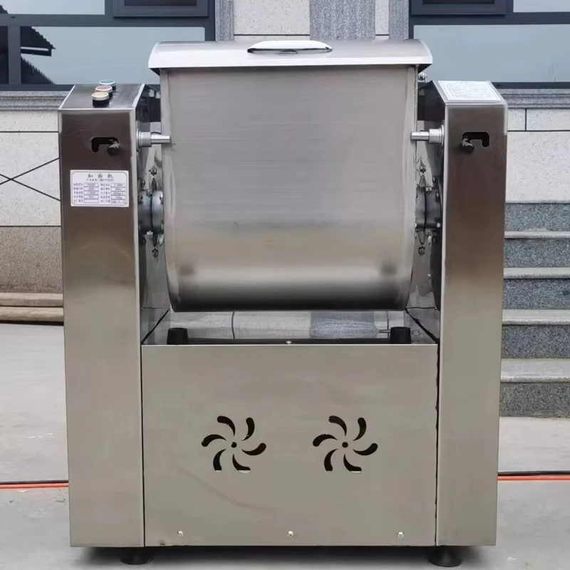 Big Capacity Industrial Automatic Noodle Dough Mixer Bread Dough Mixing Machine