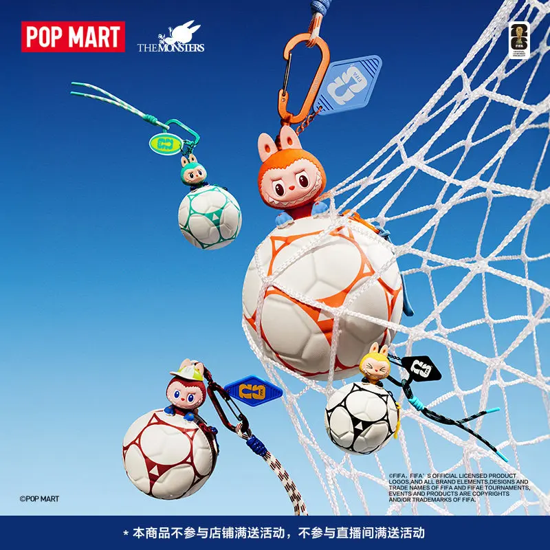

POPMART LABUBU THE MONSTERS FIFA series football mini bag blind box peripheral Interesting fashion Trendy toy Art Pieces