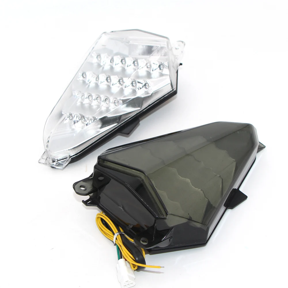 For YAMAHA YZF R6 YZF-R6 2006 2007 LED Motorbike Tail Turn Flasher lampMotorcycle Tail Light Integrated Turn Signals Brake Lamp