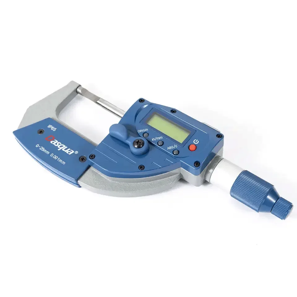 Горячая продажа DASQUA 0-25 Цифровой быстрорежущий лезвиевый микрометр Максимальная точность Система преобразования абсолютной и метрической дюймов