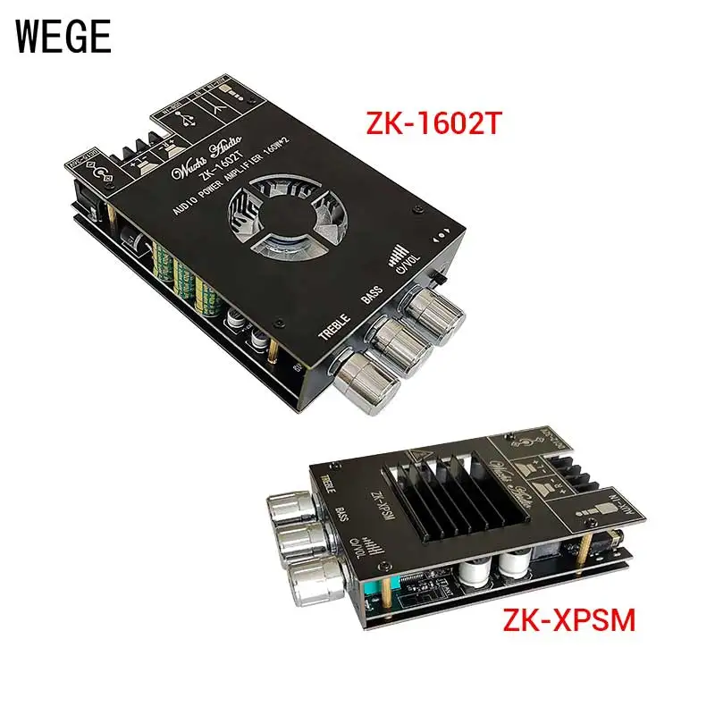 WEGE ZK-1602T XPSM 2*160W 2*150W 2.0 Channel Stereo HIFI BT Audio