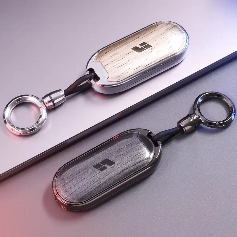 Zinc Alloy Car Key Cover Smart Remote Control Fob Case Keychian Holder Accessories for Ideal L7 L8 L9 One L6 max