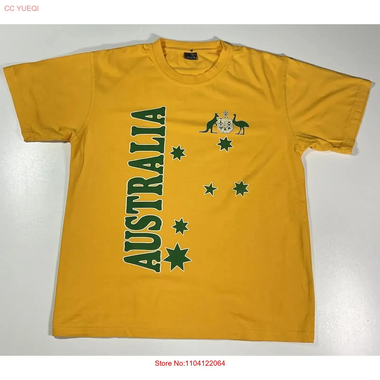 Australia Day Rugby Souvenir T Shirt Sz M Tourist Kangaroo Y2K vintage Washed designer clothes Unisex graphic Casual streetwear