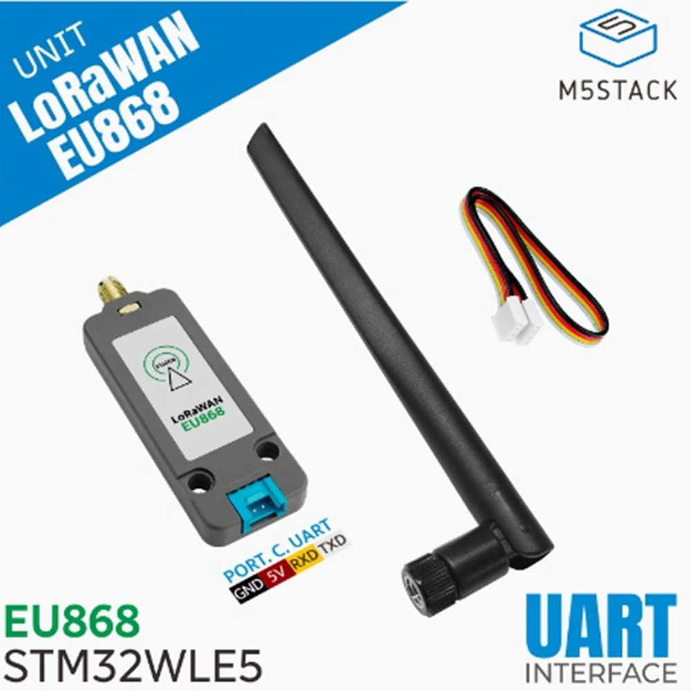 M5Stack LoRaWAN EU868 Frequency band communication module  P2P communication STM32WLE5