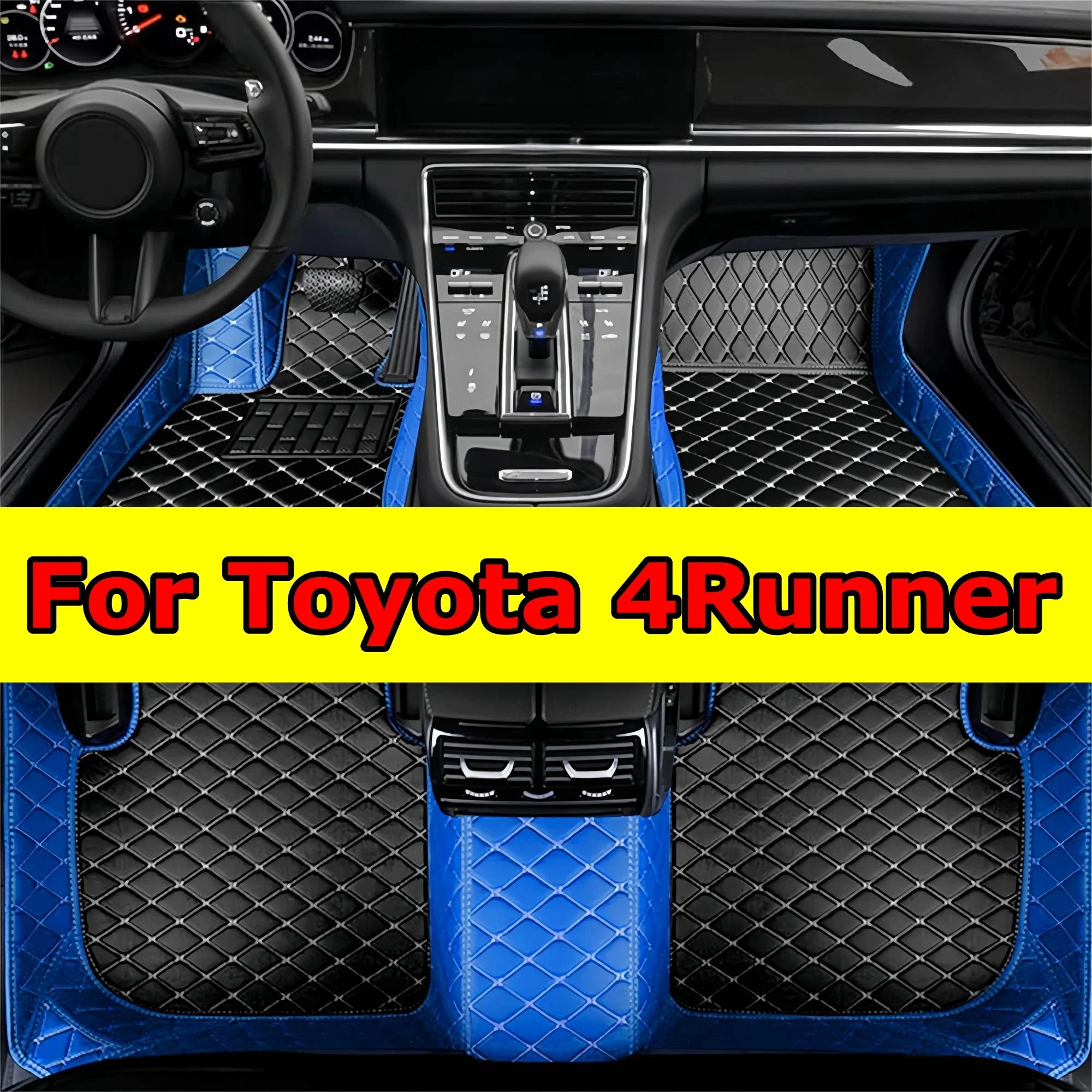 

Утолщенные автомобильные коврики для Toyota 4Runner 2003 2004 2005 2006, водонепроницаемые 3D полное покрытие, роскошные кожаные напольные вкладыши Auto Ca