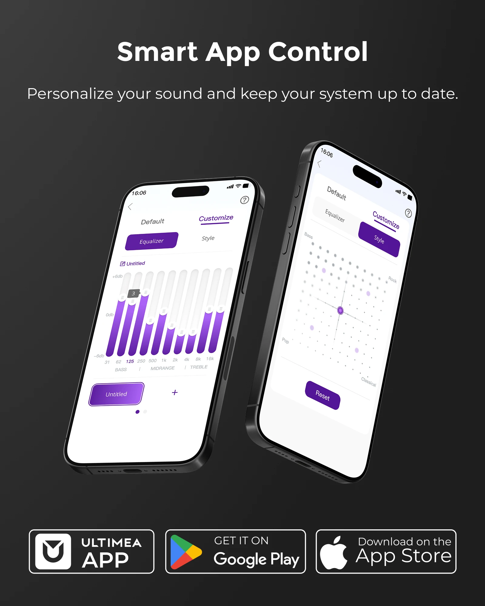 ULTIMEA 7.1.4 Surround SoundSystem Soundbar voor tv met Dolby Atmos & APP-bediening, thuisbioscoop Bluetooth-luidspreker met 10" subwoofer