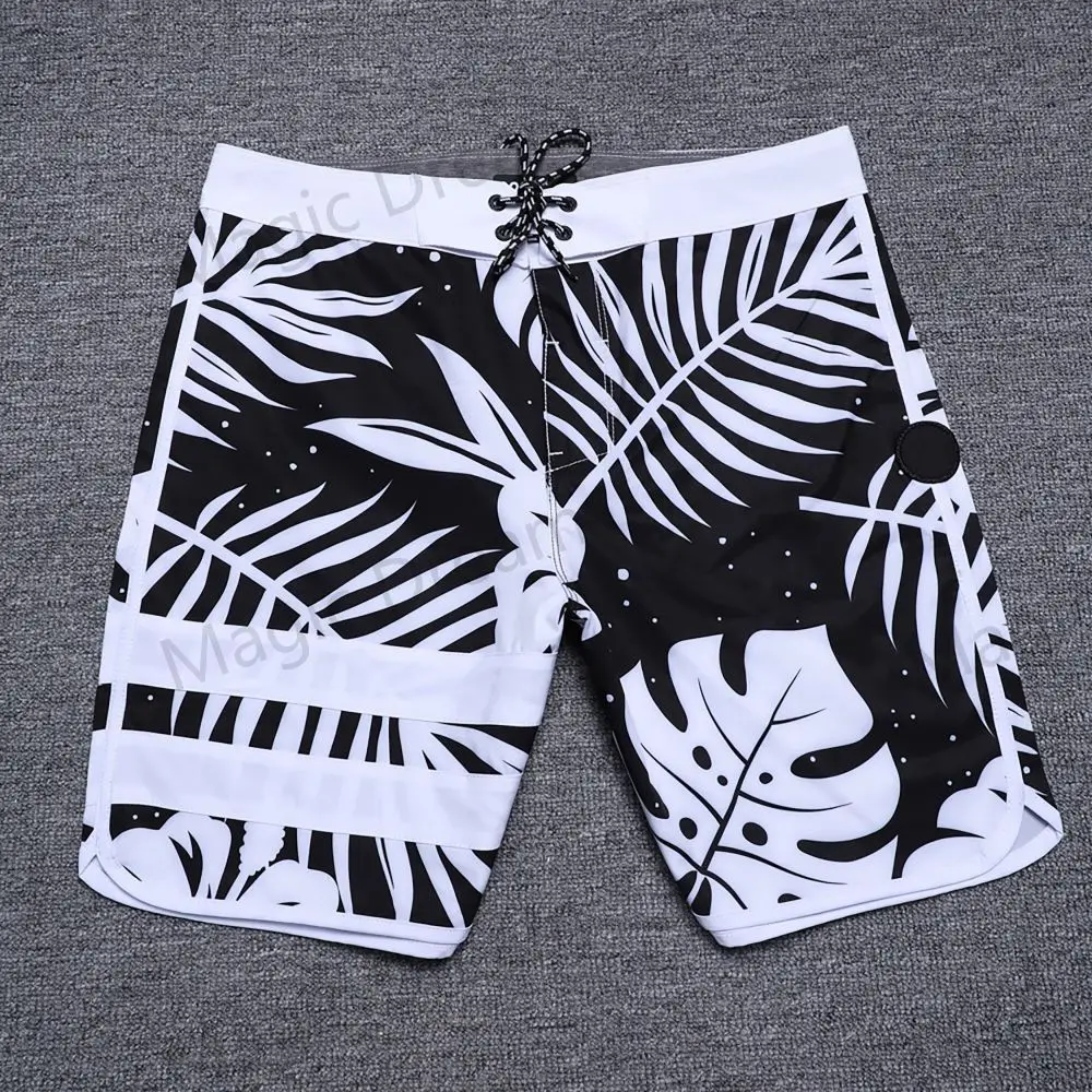 2024 New Summer Fashion Men Board Shorts Bermuda Beach Shorts Swim Shorts For Men Waterproof Quick Dry Swimwear New Color