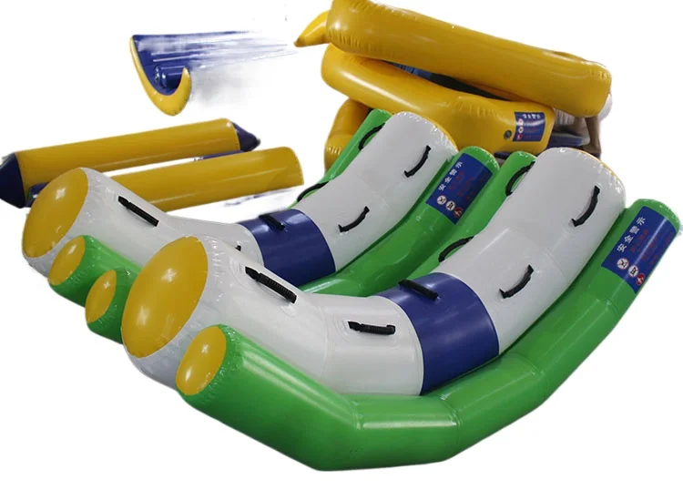 High-quality inflatable floating seesaw, suitable for park use, sports games, and water rides