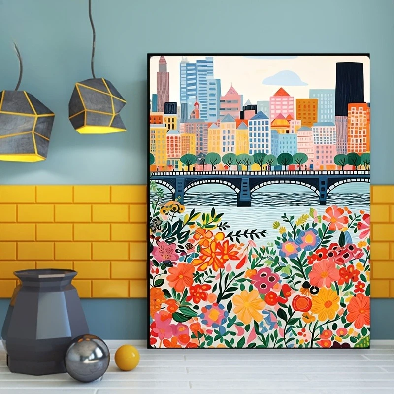 1000 Pieces Adult Jigsaw Puzzle Hot Air Balloon Famous Painting Series 70x50cm Decompression Brain Health Paper Puzzle