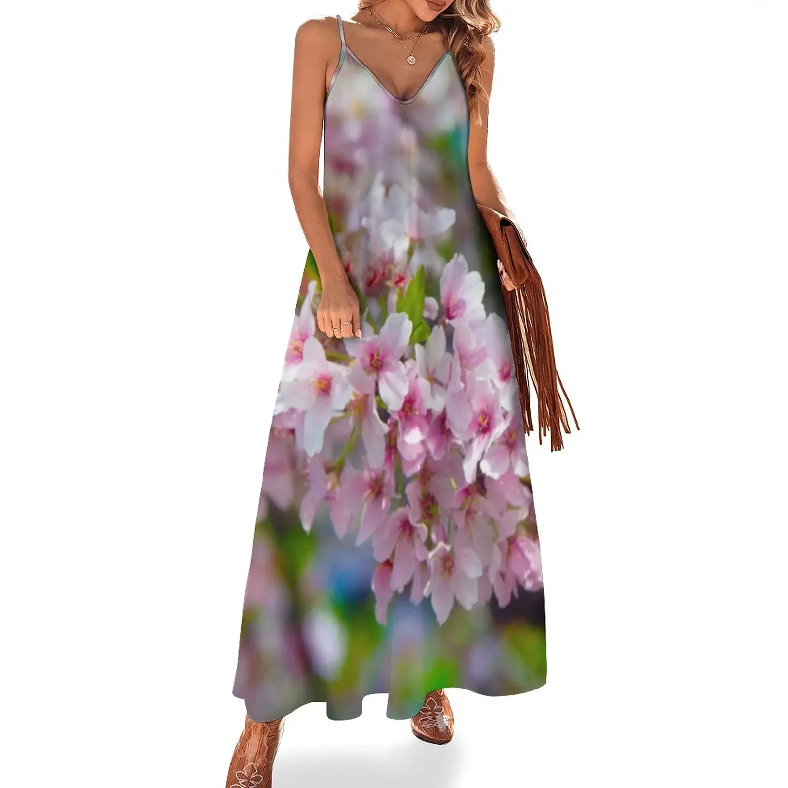 

Sakura Sprinkles Sleeveless Dress festival outfit women clothes Dress
