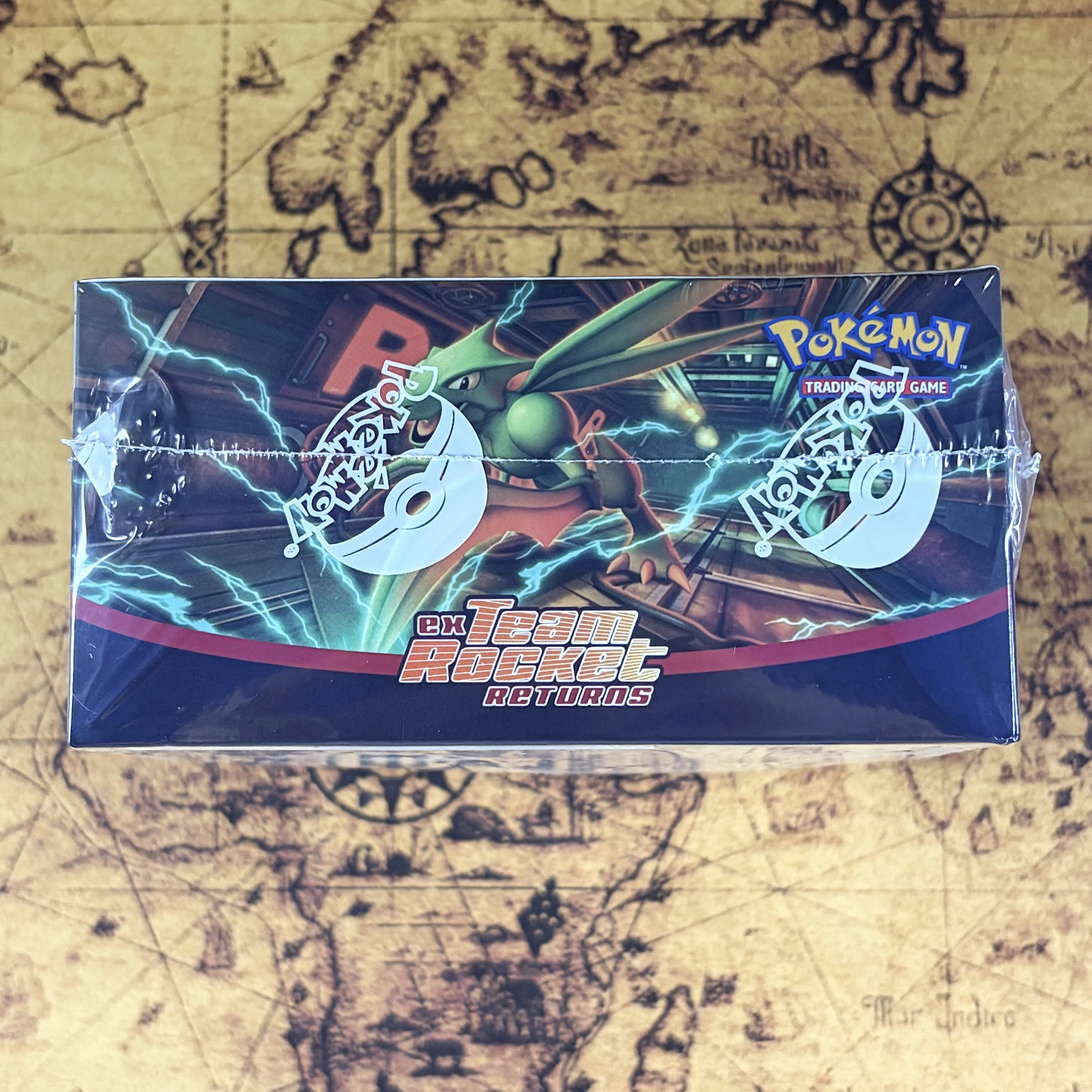 Vintage PTCG Team Rocket Returns Booster Box & Sealed Packs for Deck Building and Display 9Pcs/Pack PKM Collection Game Card